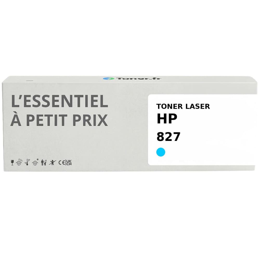 Toner compatible HP 827 Cyan
