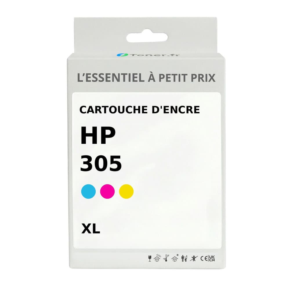 Cartouche d'encre compatible HP 305 XL Couleur