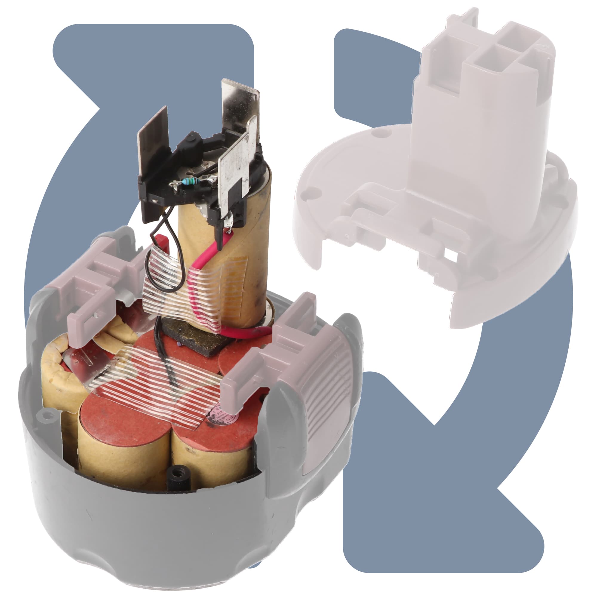 Remplacement des cellules de la batterie, confection de votre Pack de batteries 8.4 Volt / 1700mAh
