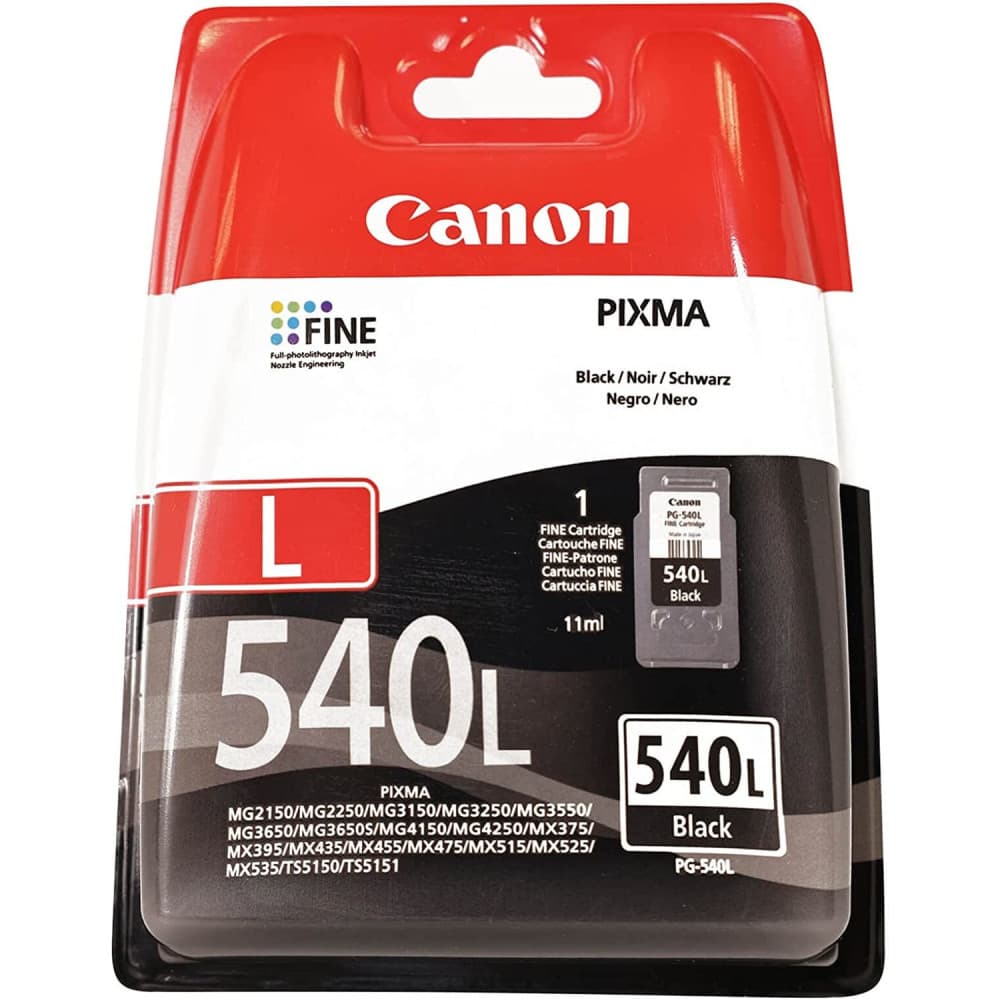 Cartouche d'encre Canon PG540 Noir
